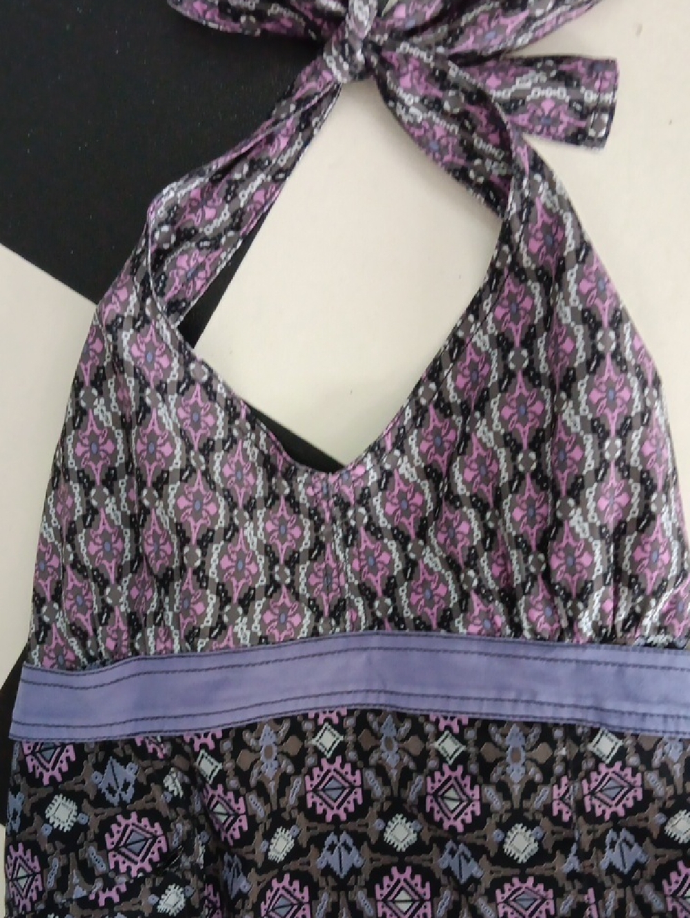 Athleta Purple & Gray Halter Dress - Picture 7 of 10